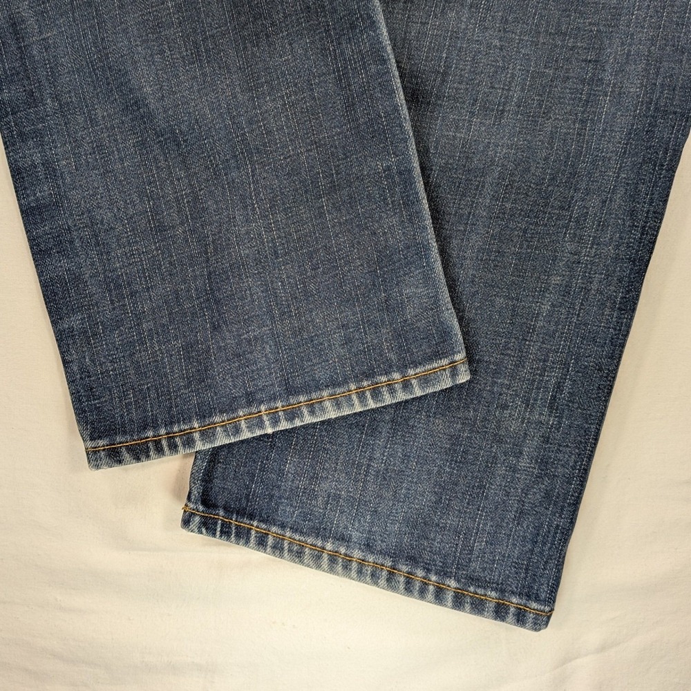 American Eagle Jeans Mens 30 x 34 Original Straight Medium Wash Blue 100% Cotton - Picture 9 of 12